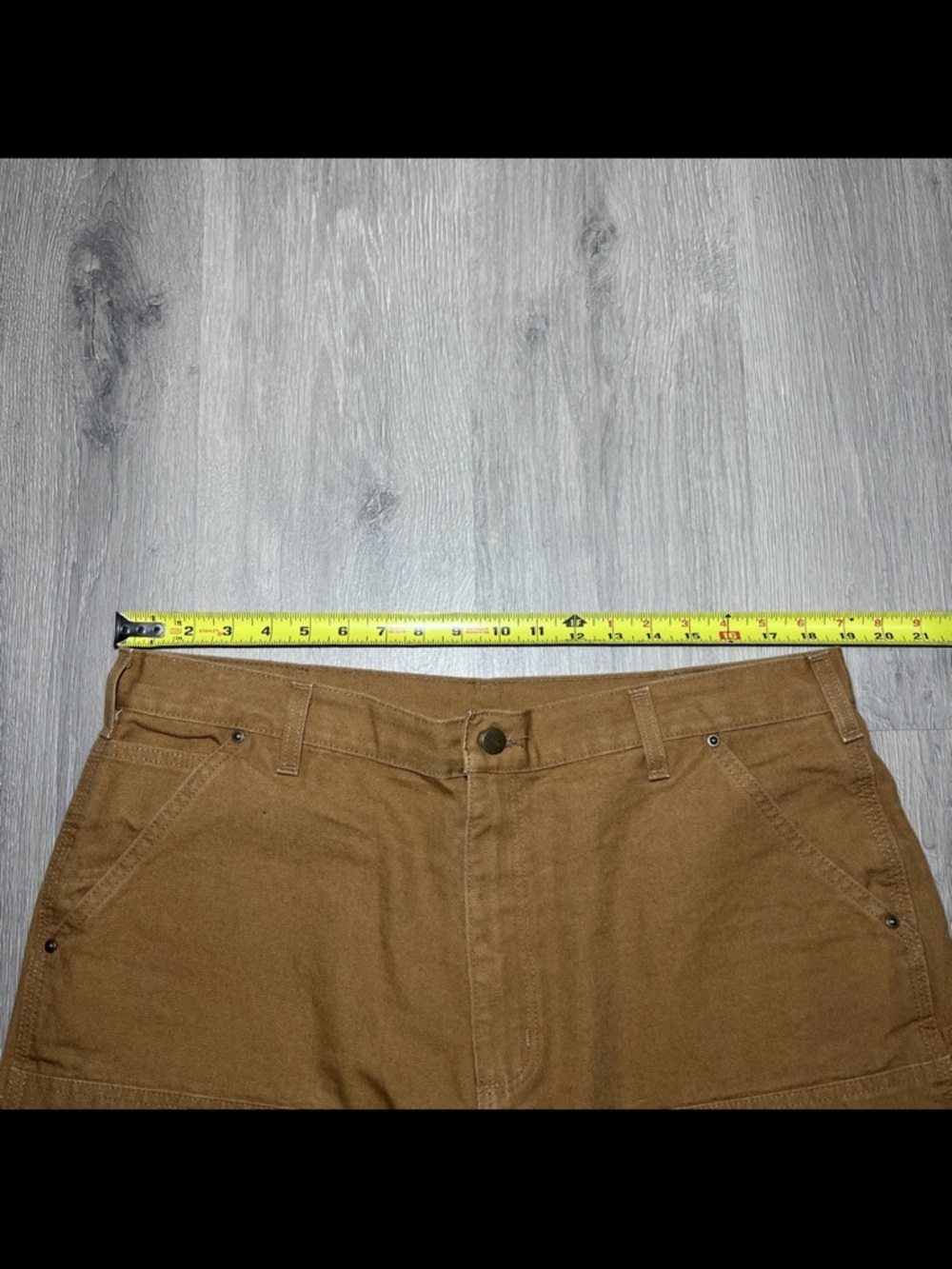 Men's Workwear Carpenter Pants in Brown - Picture 4 of 7